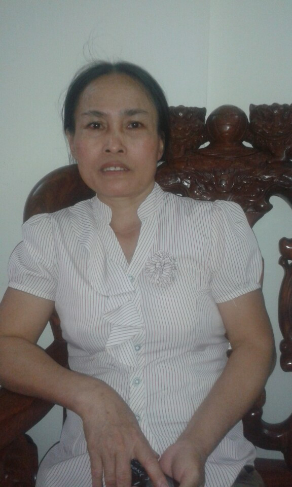 Cô Khương Thị Tâm sinh năm 1965 mong muốn làm giúp việc