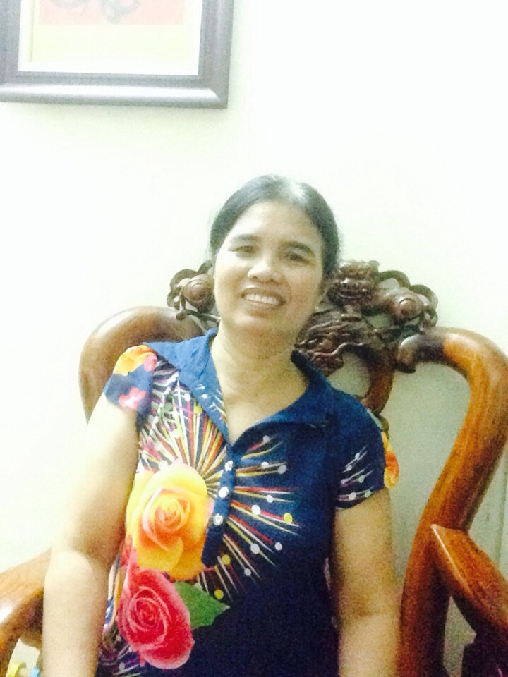 Cô Nguyễn Thị Đua sinh năm 1966 quê Thanh Hóa kinh nghiệm 04 năm