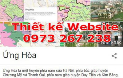 Thiết Kế Website Tại Huyện Ứng Hòa