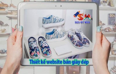 Thiết kế website bán giày dép chuẩn seo