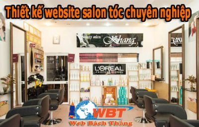 thiết kế website salon tóc chuyên nghiệp