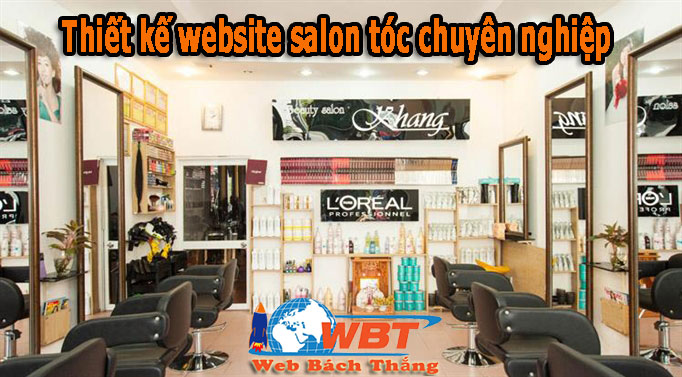 thiết kế website salon tóc chuyên nghiệp