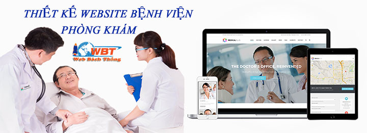 Dịch vụ thiết kế website bệnh viện, trung tâm phòng khám