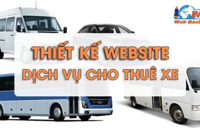 thiết kế website dịch vụ cho thuê xe chuyên nghiệp