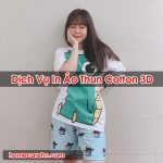 In Áo Thun Cotton 3D Chất Lượng Giá Rẻ Homecarehn